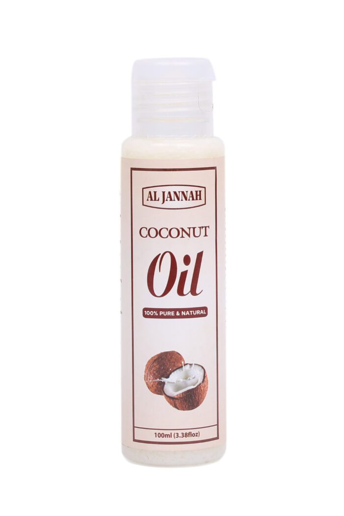 Al Jannah 100% Pure & Natural Coconut Oil – Cold-Pressed for Hair, Skin & Body, 100ml