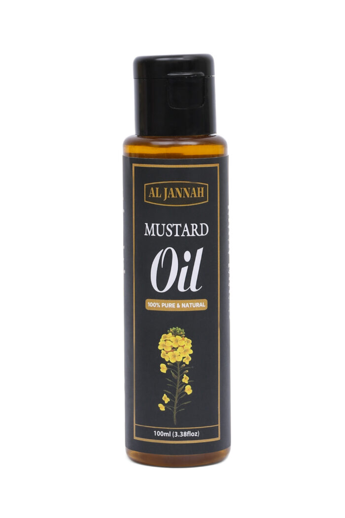 Al Jannah 100% Pure & Natural Mustard Oil – Cold-Pressed, 100ml