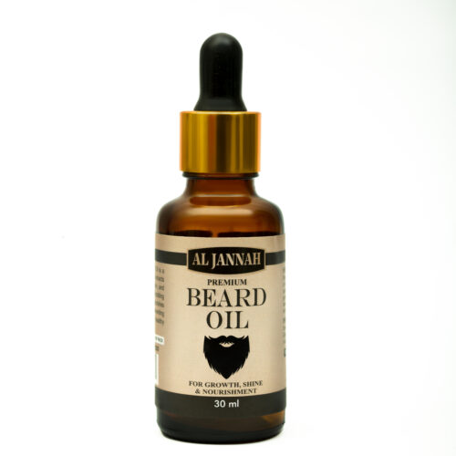 Al Jannah Premium Beard Oil 30ml for Growth, Shine & Nourishment