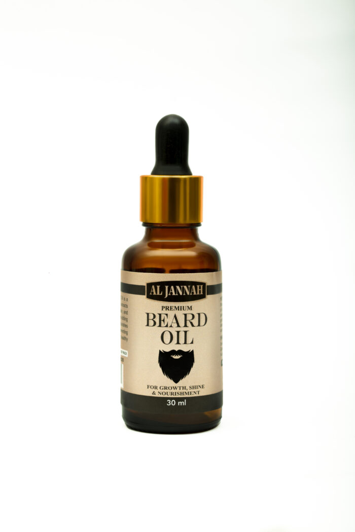 Al Jannah Premium Beard Oil 30ml for Growth, Shine & Nourishment